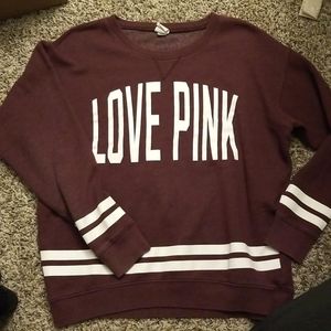 Pink sweatshirt!